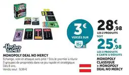 Super U Hasbro - monopoly classice + monopoly offre