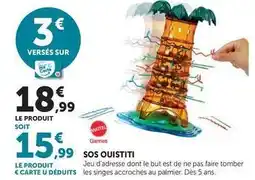 Super U Mattel - sos ouistiti offre