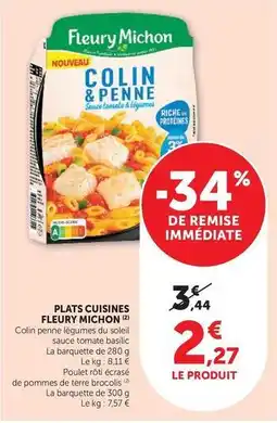 Hyper U Fleury michon - plats cuisines offre