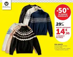 Hyper U U collection - pull adulte offre