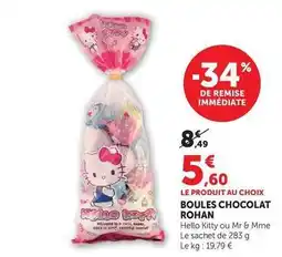 Hyper U Rohan - boules chocolat offre