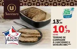 Hyper U U saveurs - terrine de campagne a l'ancienne bbc offre
