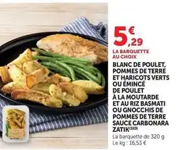 Hyper U Blanc de poulet, pommes de terre et haricots verts offre