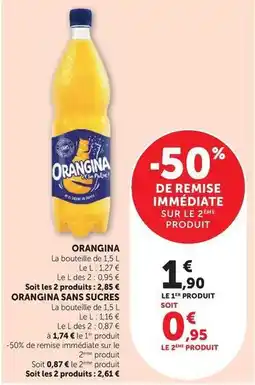 Super U Orangina - 1.5 l offre