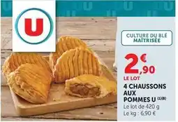 Super U U - chaussons aux pommes offre