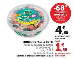 Super U Lutti - bonbons family offre