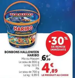 Super U Haribo - bonbons halloween offre