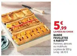 Super U Bande feuillettee 4 parts offre