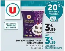 Super U U - bonbons assortiment halloween offre