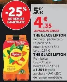 Super U Lipton - the glace offre