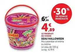 Super U Seau halloween offre