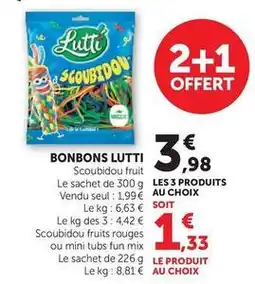 Super U Lutti - bonbons offre