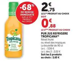 U Express Tropicana - pur jus refrigere offre