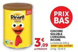U Express Ricore - chicore soluble l'original offre