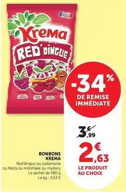 U Express Krema - bonbons offre