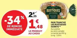 U Express Harry's - pain tranche les rustiques offre