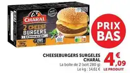 U Express Charal - cheeseburgers surgeles offre