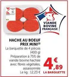 U Express Prix mini - hache au boeuf offre
