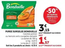U Express Bonduelle - puree surgelee offre