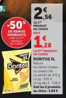 U Express Doritos xl offre