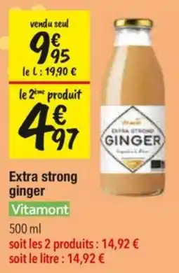Les Comptoirs de la Bio Vitamont Extra strong ginger offre