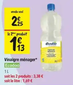 Les Comptoirs de la Bio Ecodoo Vinaigre ménager offre