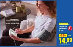 Lidl SENSIPLAST Tensiomètre de bras offre