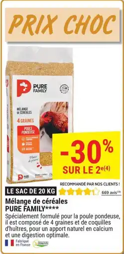 Gamm vert Pure family mélange de céréales offre