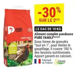 Gamm vert Pure family aliment complet pondeuse offre