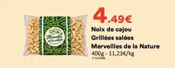 Hmarket Merveilles de la Nature Noix de cajou offre