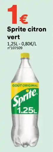 Hmarket Sprite citron vert offre