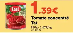 Hmarket Tat Tomate concentré offre