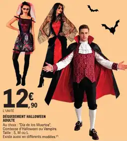 E.Leclerc DÉGUISEMENT HALLOWEEN ADULTE offre