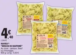 E.Leclerc RAVIOLI MOULIN DU DAUPHINÉ offre