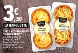 E.Leclerc Randy Tarte aux Fromages offre
