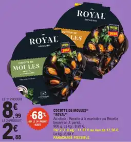E.Leclerc ROYAL COCOTTE DE MOULES offre