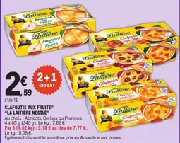 E.Leclerc La Laitière Clafoutis aux fruits offre