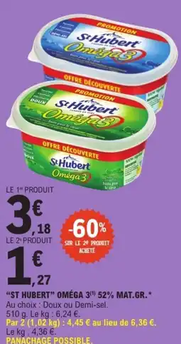 E.Leclerc St Hubert Oméga 3 offre