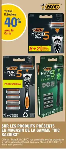 E.Leclerc BIC RASOIRS offre
