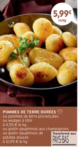 Intermarché Contact Pommes de terre dorées offre