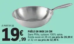 E.Leclerc POÊLE EN INOX offre