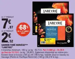 E.Leclerc Express LABEYRIE SAUMON NORVÈGE offre
