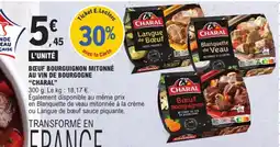 E.Leclerc Charal boeuf bourguignon mitonne au vin de bourgogne offre