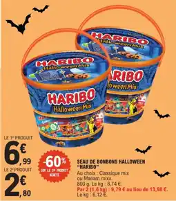 E.Leclerc HARIBO SEAU DE BONBONS HALLOWEEN offre