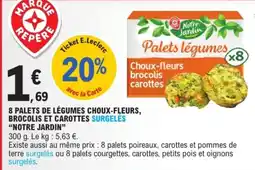 E.Leclerc Notre Jardin Palets légumes offre