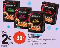 E.Leclerc AJINOMOTO GYOZA offre