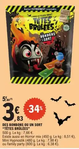 E.Leclerc TÊTES BRÛLÉES offre