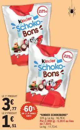 E.Leclerc Kinder Schoko-Bons offre