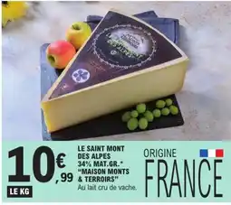 E.Leclerc LE SAINT MONT DES ALPES offre