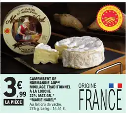 E.Leclerc Marie Harel Camembert de Normandie offre